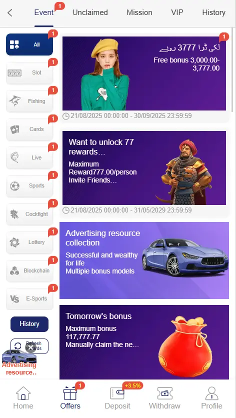 88Casino Bonuses