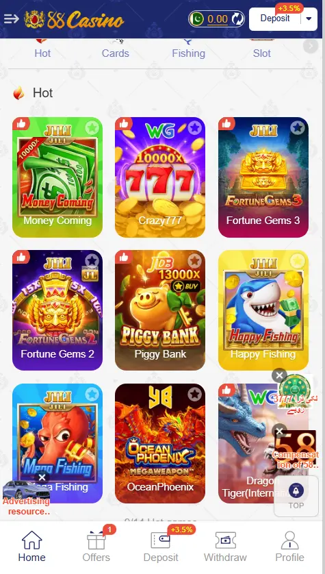 88Casino Game