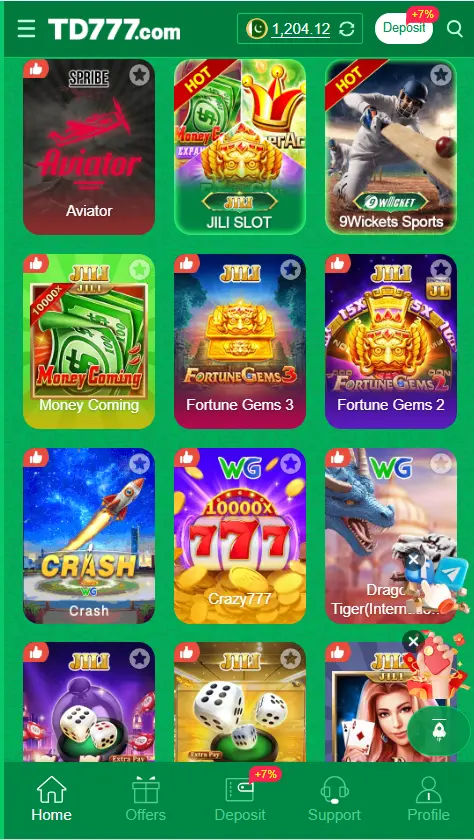 TD 777 Games